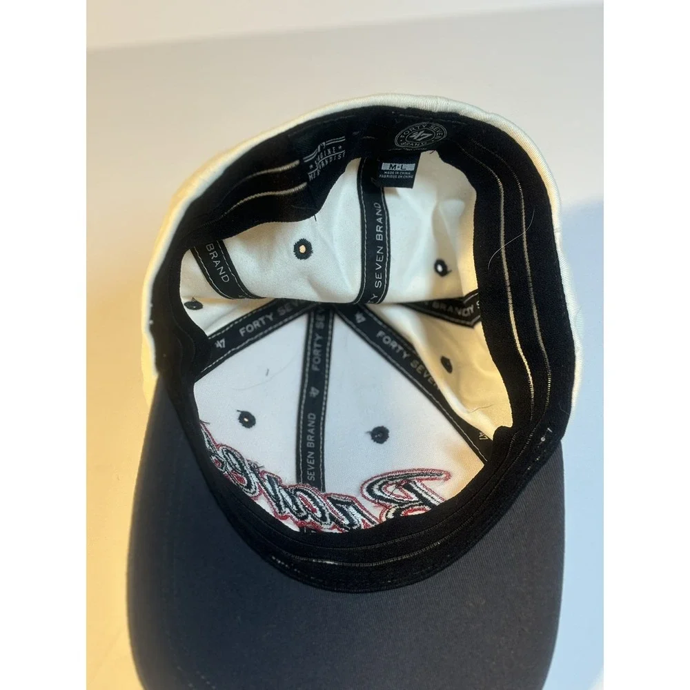 Atlanta Braves‎ Spring Training Hat Stretch 47 Forty Seven White Baseball Cap